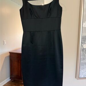 Talbots Classic Black Midi Dress